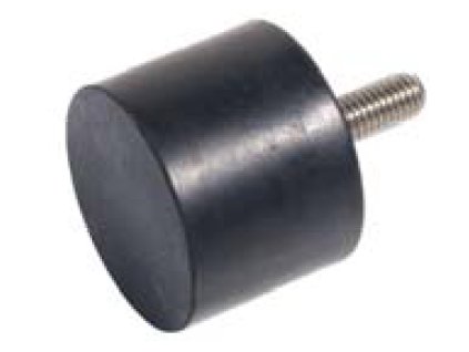 Zylinderförmiger Stiller Block-Typ 4 (schrauben - Gummi) Durchmesser 50mm / Höhe 40mm, M12x27