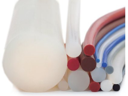 Profil kreisförmig (O-ring), Durchmesser 4mm, Material Silikon 60 ShA Weiß, FDA