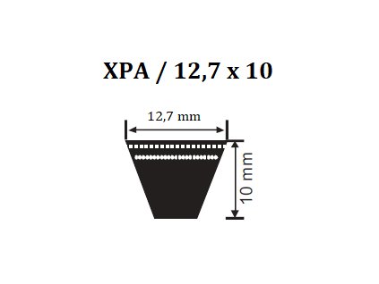 205162 keilriemen xpa 12 7 x 1357 lw 1375 la medway