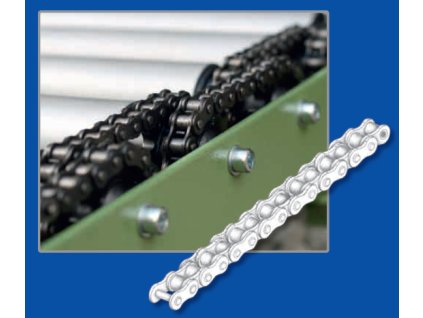 Rollenkette 06 B-1 flache Platte , VAMBERK