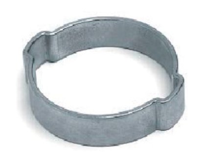 Schlauchschelle Verformung zweilappig 34-37 W1, GeTech OKD340