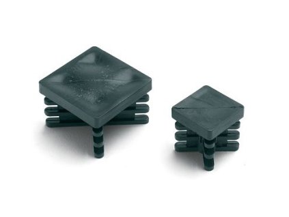 Schutzende der quadratischen Polyethylenlatte A3PAQ, 60mm x 60mm, GeTech A3PAQ6060