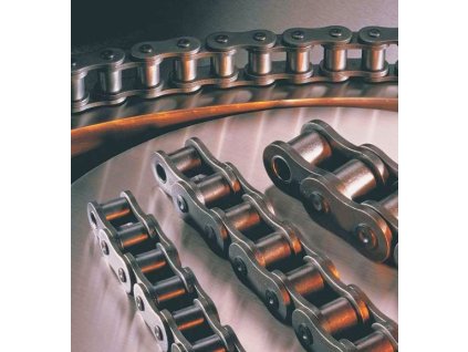 Rollenkette 12B-1H (12 B-1H) verstärkte ausführung, DIN8187 , YHK , preis pro 1m