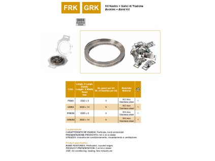 Schlauchschelle 14mm W2 in der Meterware , länge 3000mm , 6 schlösser , GeTech