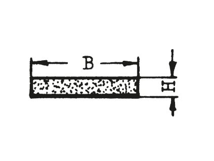 Rechteckiges mikroporöses selbstklebendes Gummiprofil Technoprofil (Preis für 1 Meter) (Typ Gummiprofil rechteckig mikroporös selbstklebend 5 x 30 mm NR Technoprofil (Preis für 1 Meter))