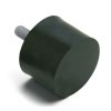 Zylinderförmiger Stiller Block-Typ 4 (schrauben - Gummi) Durchmesser 15mm / Höhe 15mm, schrauben M6x16