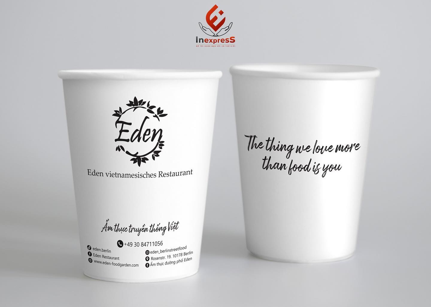 Branding papírových kelímků