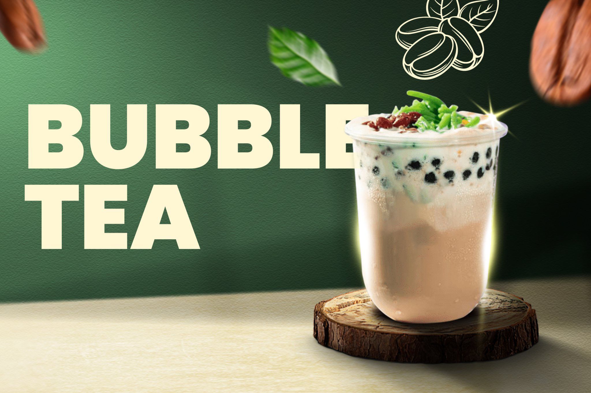 Ingredience na Bublinkový Čaj