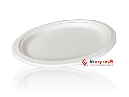Talíř Bio bagasse, 318x255, 1000ks/karton.
