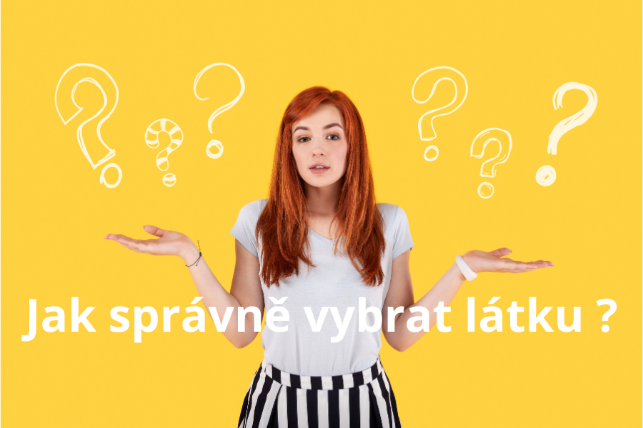 Průvodce výběrem látek