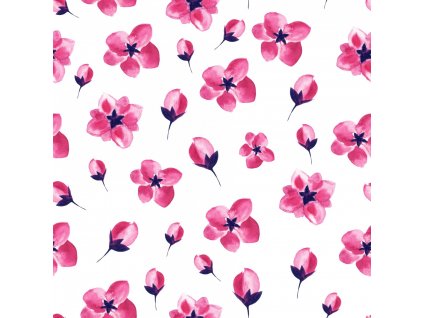 Sakura Flowers White