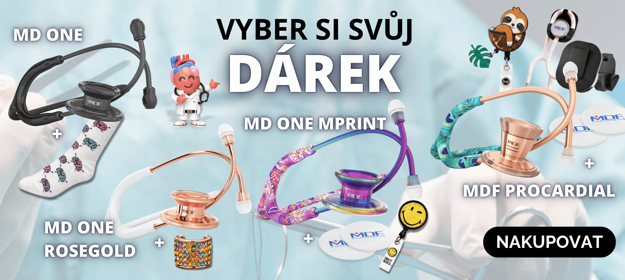 Vyber si svůj dárek k fonendoskopu
