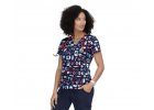 Women's medical gowns with a pattern