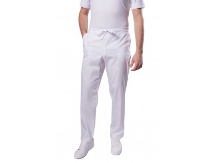 Kalhoty INFINITE MedStyle pánské - bílé (Velikost XXL), Spodnie męskie INFINITE MedStyle - białe (rozmiar XXL)