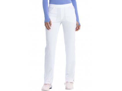 Úzké kalhoty Cherokee Infinity dámské, bílé, Damskie obcisłe spodnie Cherokee Infinity w kolorze białym