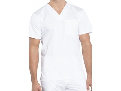 Zdravotnická halena V-neck Cherokee pánská - bílá (Velikost XXL)
