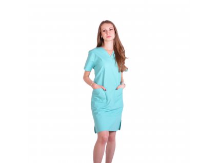 Zdravotnické šaty INFINITE, mint, Sukienka medyczna INFINITE, miętowa