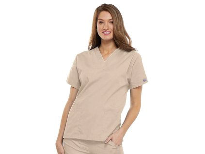 Zdravotnická halena V-neck Cherokee dámská - béžová (Velikost XXL)