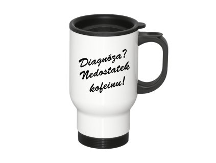 Termohrnek - Diagnóza: Nedostatek kofeinu, pohled zepředu