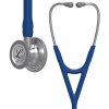 Littmann Cardiology IV - šedá hlavice - různé barvy, laditelné membrány, fonendoskopy, Littmann, vysokofrekvenční, nízkofrekvenční zvuky, pohodlné, měkké olivky, těsnící schopnost, nestudivé obruby, lehká hlavice, USA, kvalitní materiály, nerezová ocel, odolné, littmann cardiology iv stethoscope 6154 navy blue tube, Littmann Cardiology IV - szara głowica - różne kolory, przestrajalne membrany, stetoskopy, Littmann, dźwięki wysokiej częstotliwości, niskiej częstotliwości, wygodne, miękkie oliwki, zdolność uszczelniania, ramki bez kolców, głowica światła, USA, wysokiej jakości materiały, stal nierdzewna, trwałe, Stetoskop Littmann Cardiology IV 6154 w kolorze granatowym