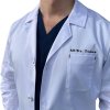 Lékařská halena INFINITE MedStyle bílá - pánská (Velikost XXL), vlastní výšivka