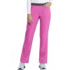 Zdravotnické kalhoty Cherokee Slim dámské - růžové (Velikost XS)