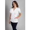 Zdravotnická halena INFINITE Flex Florence - bílá, pohled zepředu, elegantní střih
