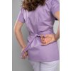 Zdravotnická halena INFINITE Flex Florence - fialová, pohled zezadu, nastavitelný pas