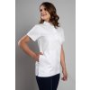 Zdravotnická halena INFINITE Flex Elizabeth - bílá, pohled zepředu, prostorné kapsy