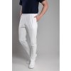 Zdravotnické kalhoty INFINITE Flex Harvey Stretch - bílé, pohled zepředu, elegantní střih