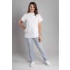 Zdravotnická halena INFINITE Flex Mary Stretch - bílá, pohled zepředu, stylový vzhled