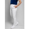 Zdravotnické kalhoty INFINITE Flex Mary Stretch - bílé, pohled zepředu, prostorné kapsy