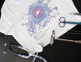 🫁 BAVLNĚNÉ PLÍCE VE SLEVĚ ? 👉 Mezi našimi ZIMNÍMI SLEVAMI najdeš i histologická trička s motivy jako 🧠 MOZEK, ❤️ SRDCE...