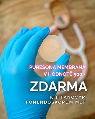 🩺 CHRAŇTE SEBE I SVÉ PACIENTY. Ke titanovým fonendoskopům MDF Instruments nyní získáte 🎁 balení jednorázových ochranných...