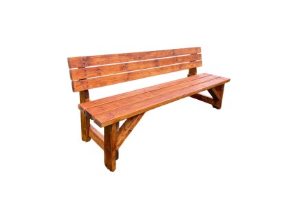 web lavička s opěrkou