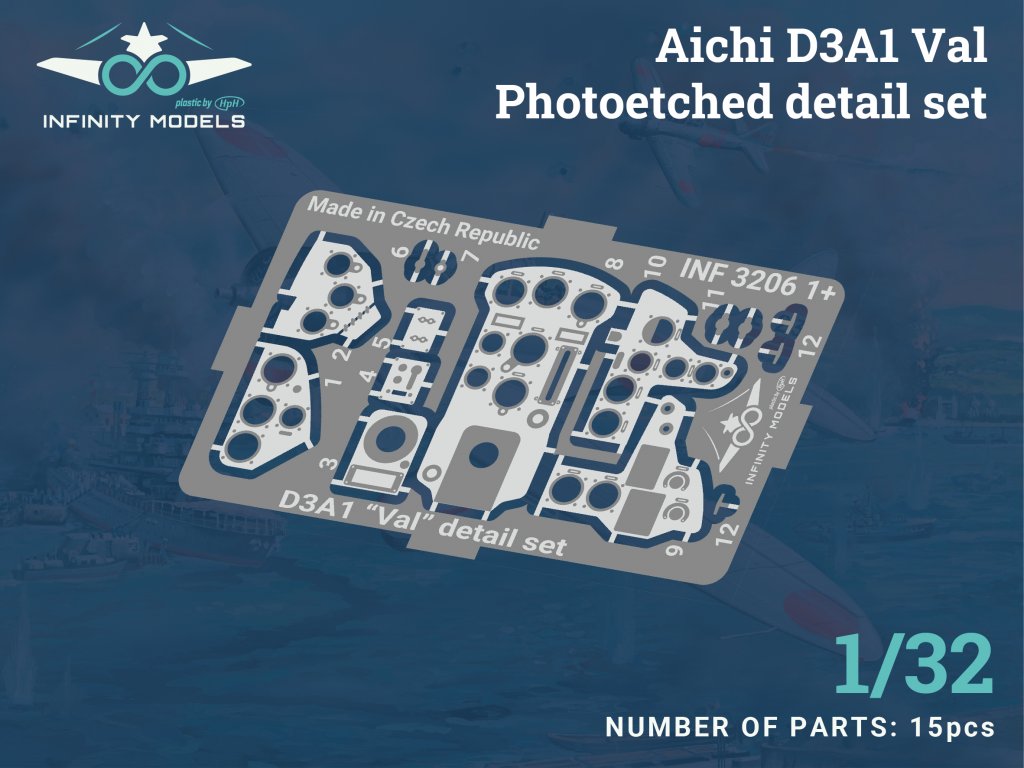 INF3206 1+ Aichi D3A1 Val Photoetched detail set