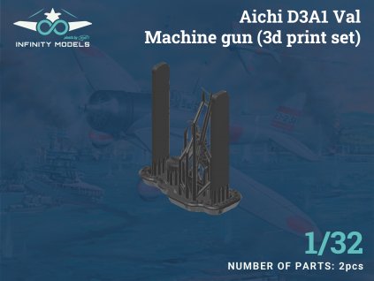 INF 3206 6+ Aichi D3A1 Val Type 92 machine gun (3D printed)