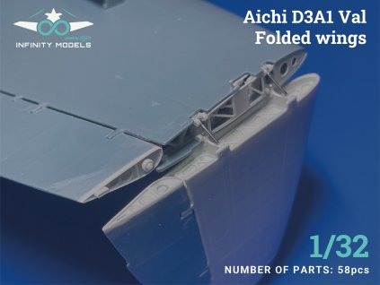 INF 3206 7+ Aichi D3A1 Val Folded wings set
