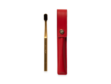 kit009 leather case buttonred toothbrush soft 1