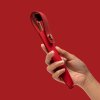 kit009 leather case buttonred toothbrush soft 4
