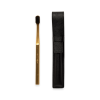 kit005 leather case flapblack toothbrush soft 1