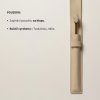 kit007 leather case flapbeige toothbrush soft 2
