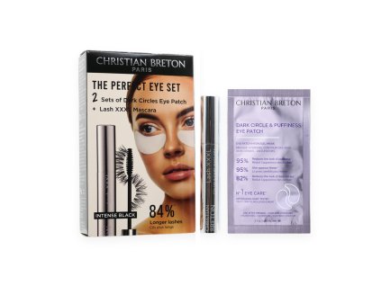 Sada pro rozjasnění očí s řasenkou a očními maskami  The Perfect Eye Set