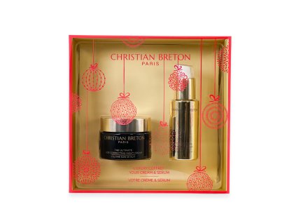 Vánoční liftingová sada s noční péčí a sérem  The Ultimate Age Correcting Night Cream & Lifting Serum