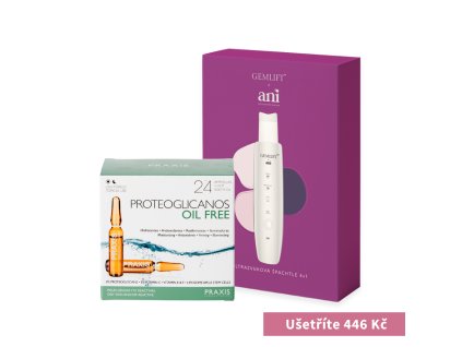 Ultrazvuková špachtle 4v1 + Bezolejové ampule – Oil Free 24 ks