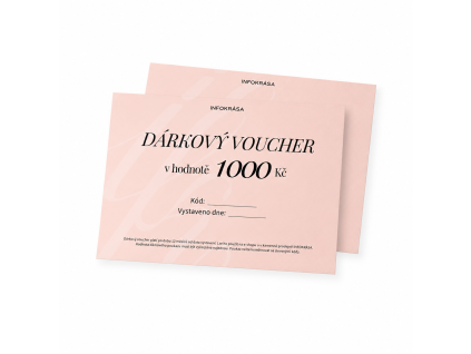 Darčekový voucher 1 000 Kč  Gift Voucher 1000 Kč
