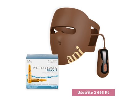 Omlazující LED maska na obličej + Praxis Classics 24 ks