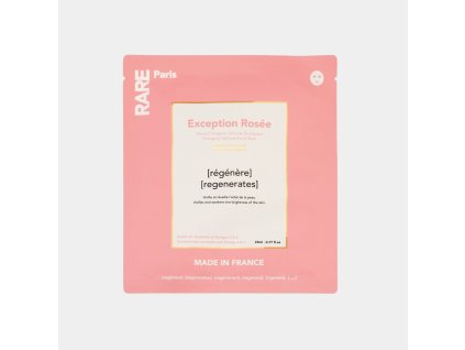 Regenerační rozjasňující pleťová maska – 1 ks  Exception Rosée Regenerating Face Mask 1x