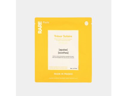 Zklidňující pleťová maska – 1 ks  Trésor Solaire Soothing Face Mask 1x