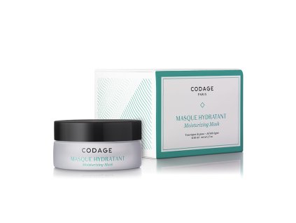codage paris moisturizing mask 50ml box jar new